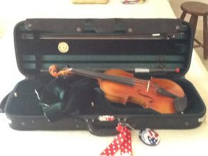 violin in case